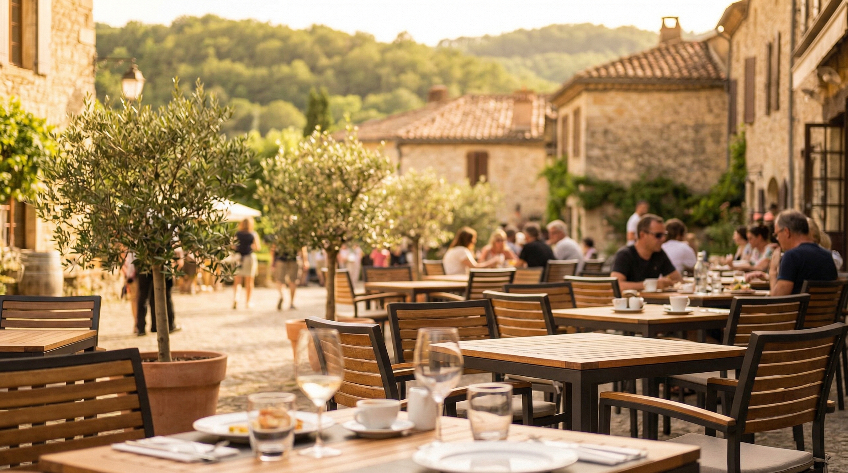 guide manger en terrasse près de Nismes vierves — Café Restaurant à Vierves