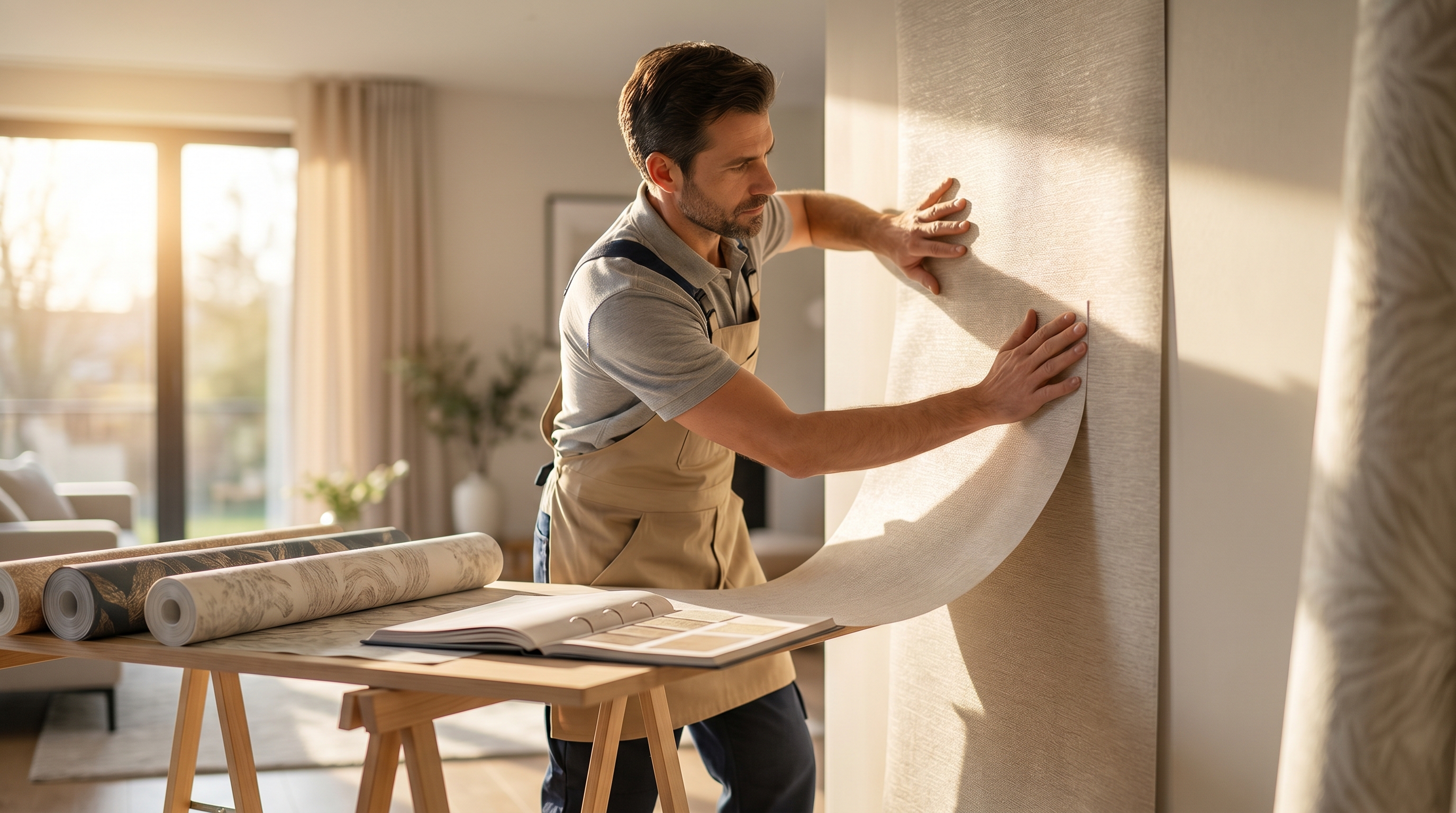 pose papier peint Lasne lasne comparatif — Peintre décorateur à Lasne