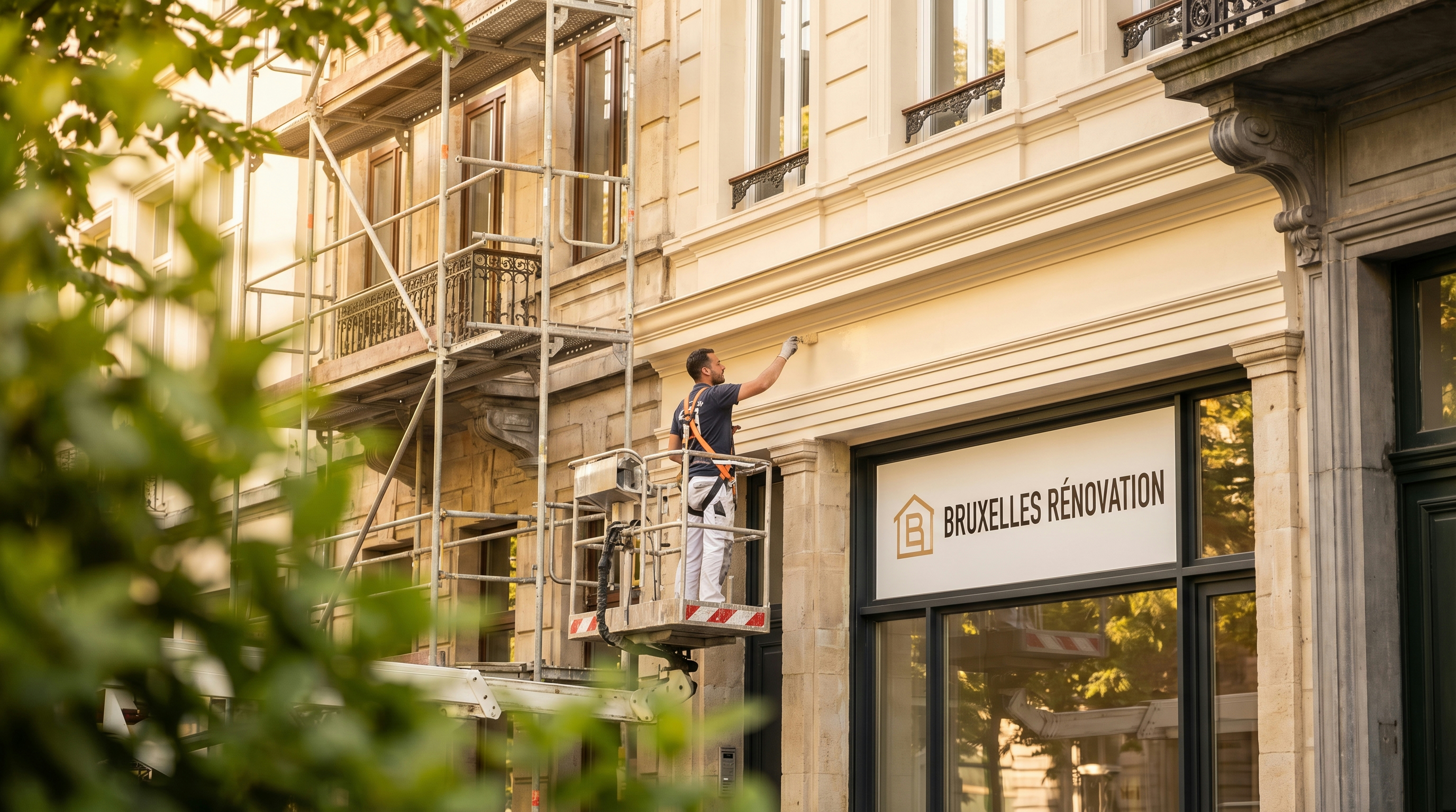 rénovation façade Bruxelles — Peinture intérieure et extérieure  à Bruxelles