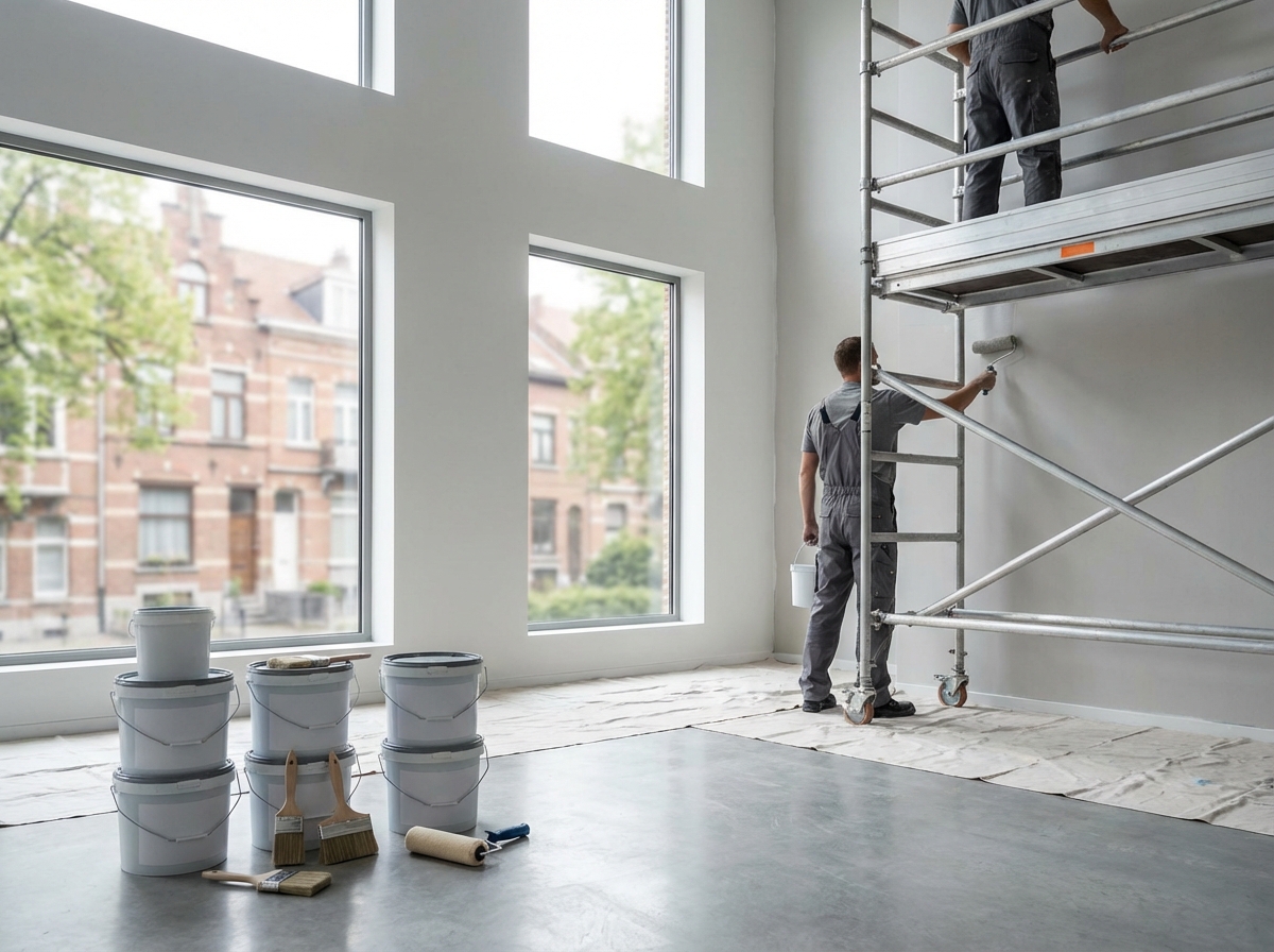 Peinture commerciale — Entreprise générale de peinture - Uccle à Bruxelles