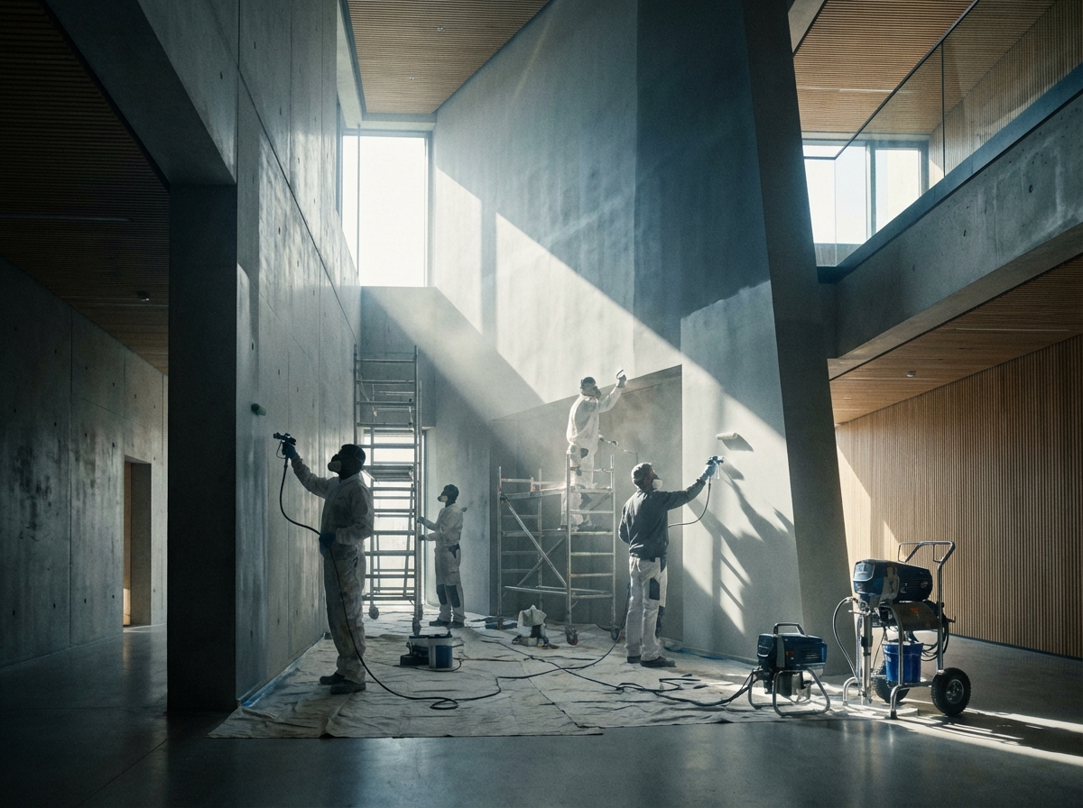 Peinture de bâtiments — Entreprise générale de peinture - Uccle à Bruxelles