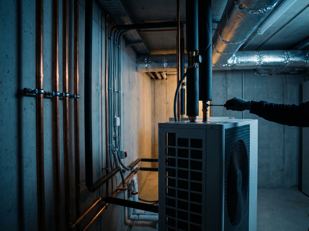 Installation neuve — plombier électricien climatisation à La Tour-du-Crieu 