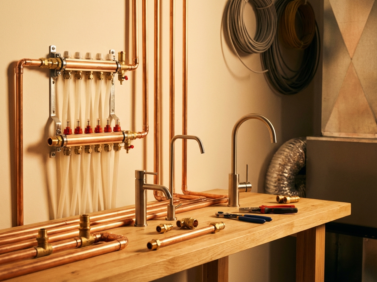 Plomberie — plombier électricien climatisation à La Tour-du-Crieu 