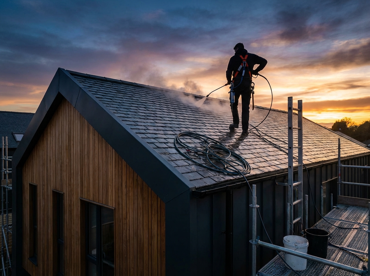 Nettoyage toiture — couvreur zingueur à Forest