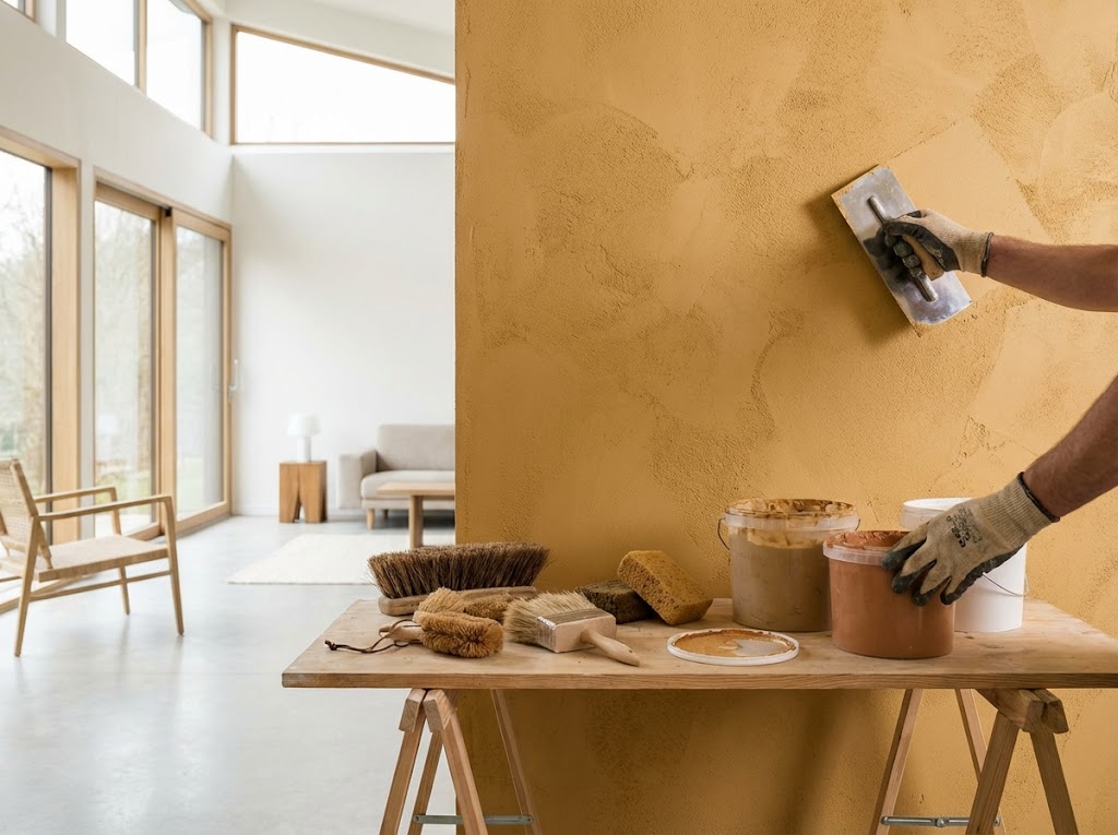 application d'enduits décoratifs — Peinture Décoration à Nothomb