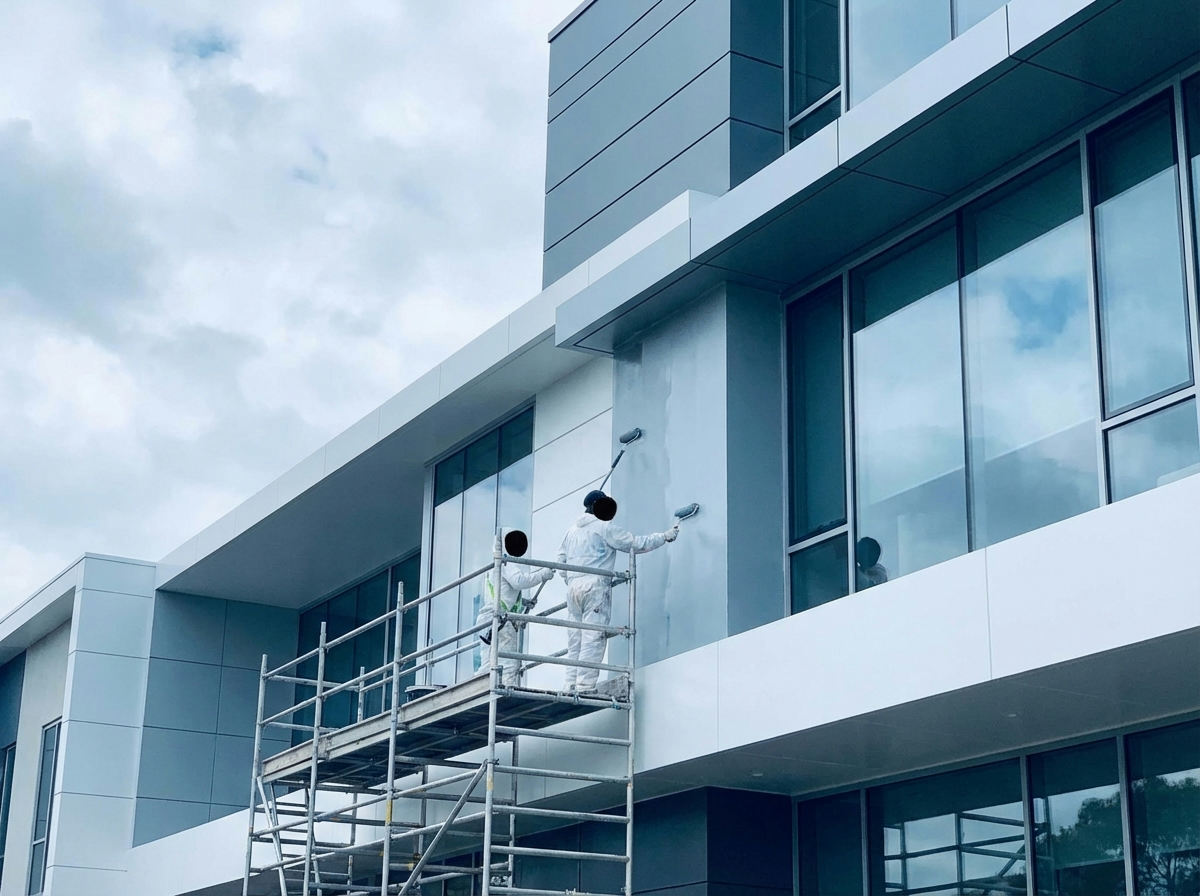 Rénovation de façade — Peinture intérieure et extérieure  à Bruxelles